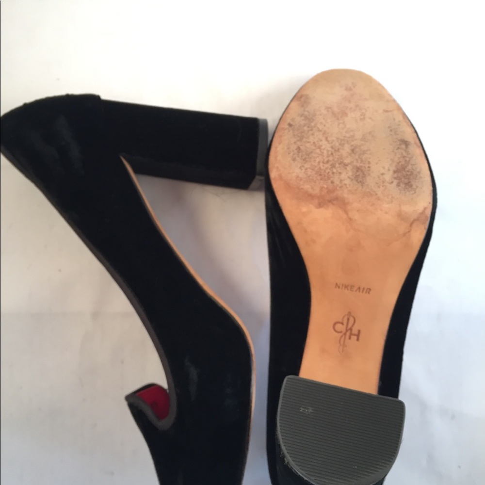 Cole Haan Air Morgan Black Velvet Pumps 10 B - Picture 6 of 8